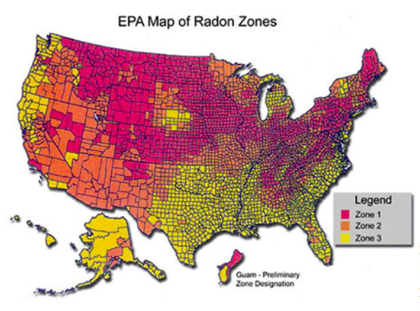 radon map